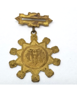 Maltese Cross Brass Award Medal Star Monarch Royal Vtg - $15.15