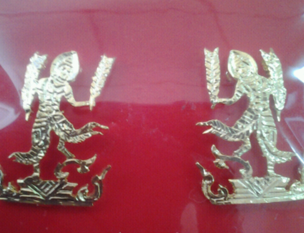 White Uniform Thailand Government Officer Corps Original Pin Units Thai ... - $8.60