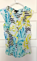 Worthington Floral and Striped Sleeveless Top Size M - $18.10