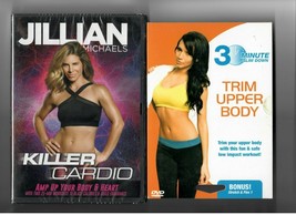 Jillian Michaels Killer Cardio (Dvd) + 3 Minute Slim Down (Dvd) [Free] - £5.50 GBP