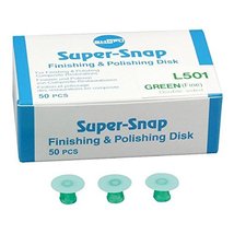 Shofu Dental Corp L501 Super-Snap Disks Polishing Green Ssd 50/Bx - $23.99