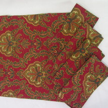 St Nicholas Square LaScala Red Multi 52 x 68 Oblong Tablecloth and Napki... - $52.00