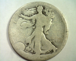 1919-D Walking Liberty Half Dollar Poor Po Nice Original Coin Fast Ship Lowball - $21.00