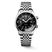 Longines Legend Diver 39 MM Full SS Black Dial Automatic Watch L37644506 - $2,945.00