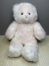 VINTAGE 15&quot; Pink/White Build a Bear Workshop - Teddy Bear - Stuffed Animal Plush - £10.99 GBP