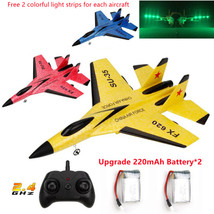 RC Plane SU-35 With LED Lights Remote Control Flying Model Glider Aircraft  - £21.22 GBP