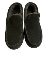Eddie Bauer Mens Size M 8 9 Suede Slippers House Shoes Memory Foam Sherm... - $37.71 CAD