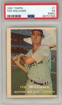 1957 Topps Ted Williams #1 PSA 5 (MC) P1334 - £205.33 GBP