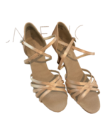 Capezio Rosa Ballroom Dance Shoes Sandals SD02S Women&#39;s 10.5 Wide Pink - €24,74 EUR
