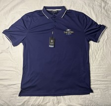 NWT Island Green The Open St Andrews 2022 Polo Shirt Men’s 2XL Blue Shir... - $40.00