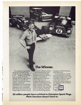 70's Champion Spark Plugs Print Ad Automobile 8.5" x 11" - $19.75
