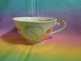 Lefton China Snack Plate Replacement Cup Hand Painted Gold Wheat Pattern 2768N - £3.86 GBP