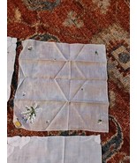 Vintage Bridal Embroidered Wedding Handkerchief Madeira 14750 14.5x14.5 ... - $26.07
