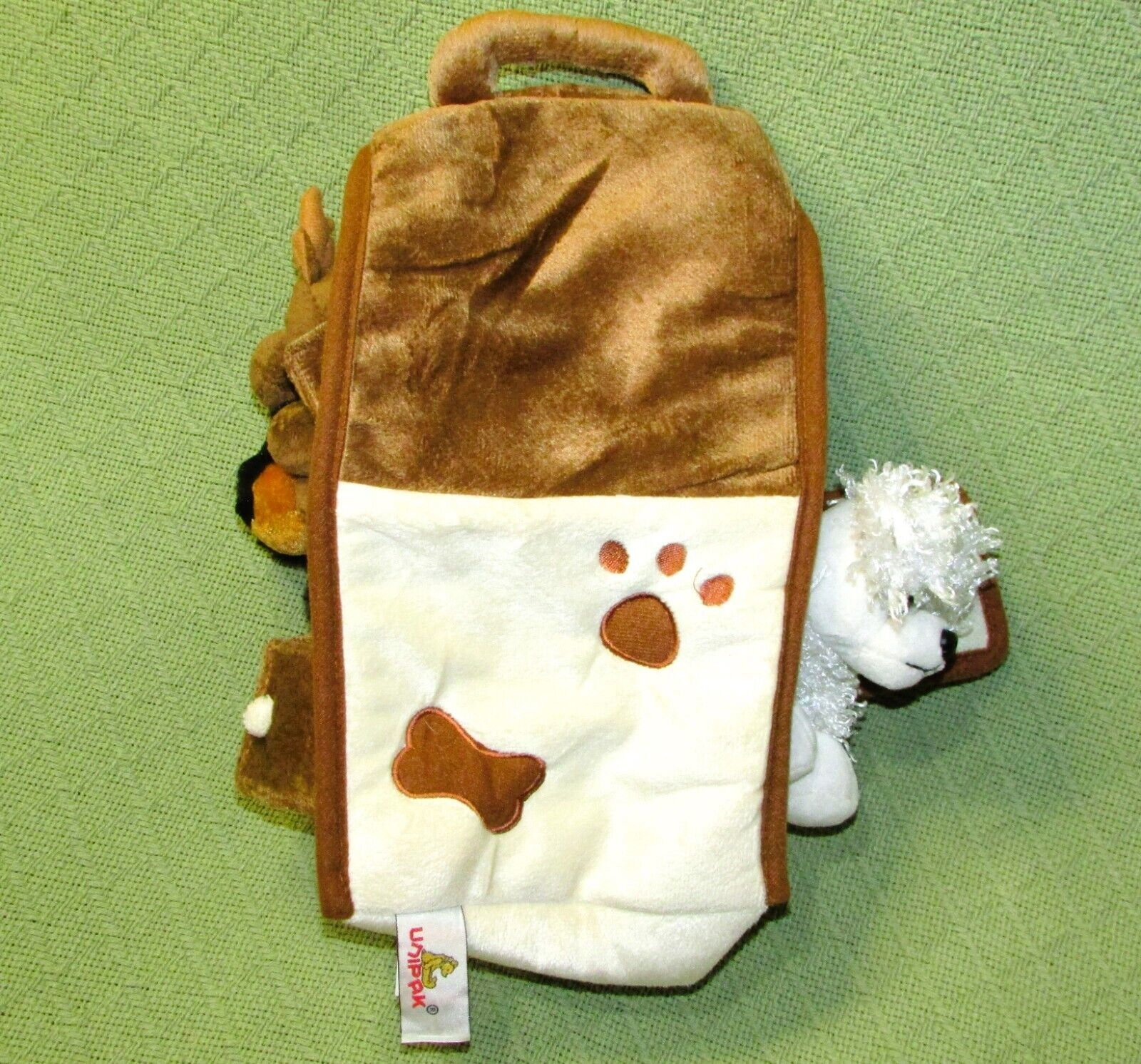 UNIPAK DOG HOUSE WITH 5 ASSORTED ANIMALS TOY PET CARRIER WITH HANDLE 12" TALL - $9.45
