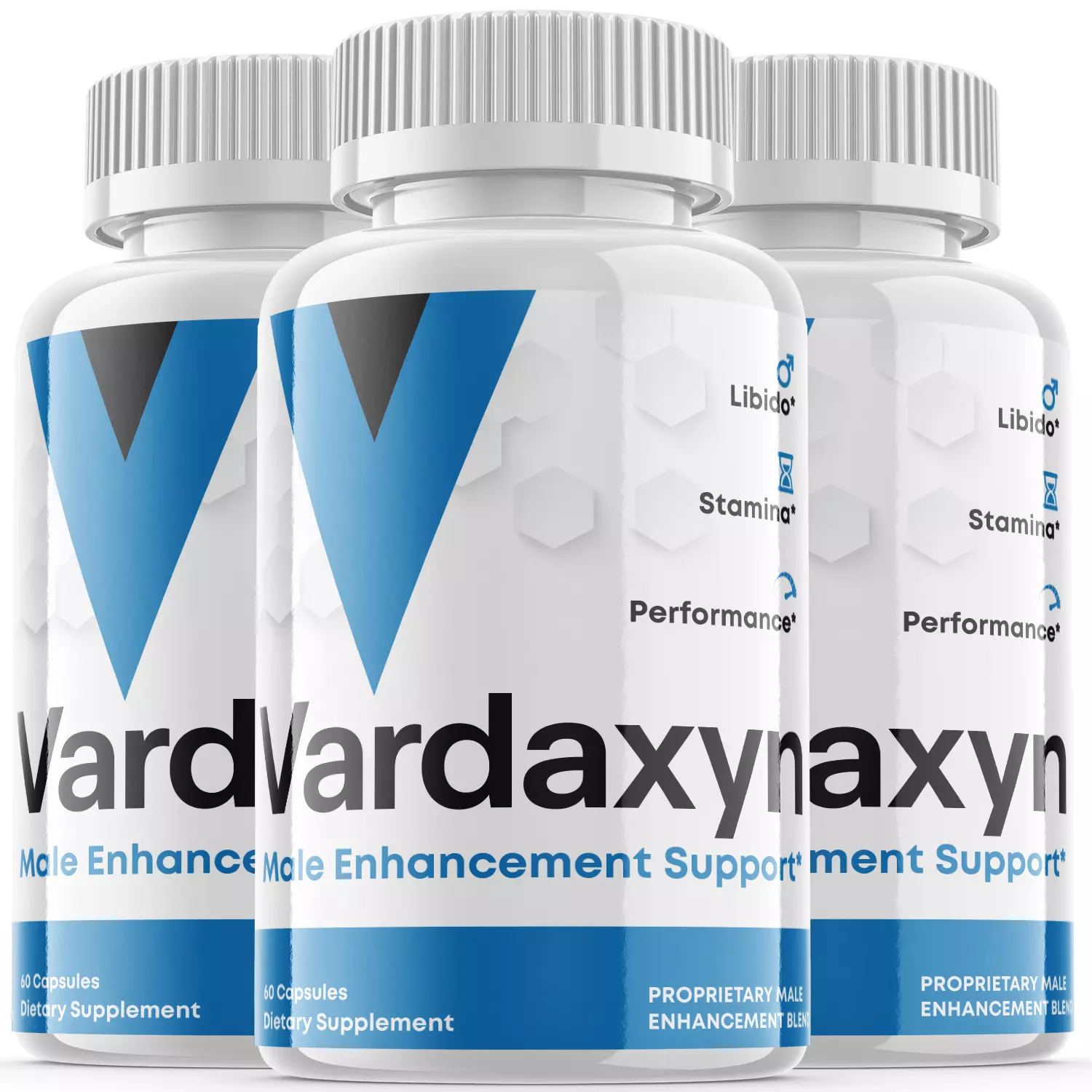 Vardaxyn - Male Virility - 3 Bottles - 180 Capsules - $95.99