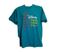 Disney Magic Music Days Adult Green XL TShirt - $376.92 MXN