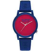 Guess Men&#39;s Classic Red Dial Watch - V1040M4 - £48.58 GBP