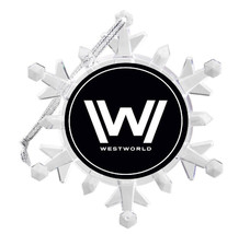 Westworld TV Show Snowflake Multi Blinking Light Holiday Christmas Tree Ornament - £13.00 GBP