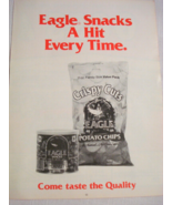 1988 Ad Eagle Snacks A Hit Every Time Come Taste the Quality - $12.32 CAD
