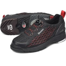 Dexter Men&#39;s Size 8 THE C9 Knit BOA Black Red Black Bowling Shoes - £187.73 GBP