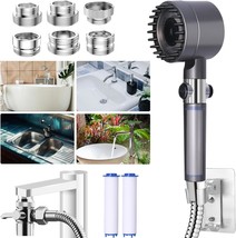 Shower Head Attaches To Tub Faucet - Sink Hose Attachment For Faucet With 6 - £33.79 GBP