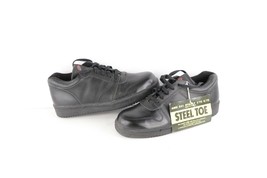 NOS Vintage 90s Womens Size 6.5 Leather Steel Toe Safety Shoes Sneakers ... - $34.60