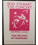 ROD STEWART - THE CONCERT OLYMPIA - VINTAGE ORIGINAL REAL 1970&#39;s BACKSTA... - £15.42 GBP