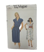 Very Easy VOGUE Sewing Patterns Misses&#39; Dress Size 8-10-12 Pattern 8704 ... - $19.46 CAD