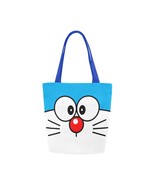 Doraemon Canvas Tote Bag Two Sides Printing - £14.42 GBP