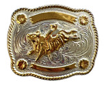 Justin Belt Buckle Mexico silver belt buckel 350496 - £23.32 GBP