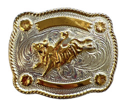 Justin Belt Buckle Mexico silver belt buckel 350496 - £22.84 GBP