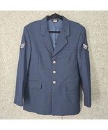 DSCP by De Rossi &amp; Son USAF Blue Military Lined Emblem Pocket Uniform Ja... - $49.54