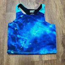 Lands End Girls Galaxy Cosmos Tie Dye Longline Tankini Swim Top Size Sma... - $17.82