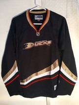 Reebok Women&#39;s Premier NHL Jersey Anaheim Ducks Team Black sz M - $25.24