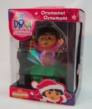 Dora The Explorer In Present Nick Jr Nickelodeon Christmas Ornament 2007 New - £11.94 GBP