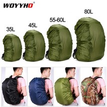 Backpack Rain Cover Outdoor 35-80L Hiking Climbing Bag Covers Waterproof Travel - £5.17 GBP