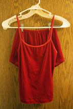 Vintage Warner&#39;s Velvet Beware Red Velvet Pajama Set - Tank &amp; Shorts -Si... - $29.99