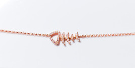 Pink Diamonds - Animals Bracelet 0.10ct Natural Fancy Pink Fish Bone 18K - £739.78 GBP