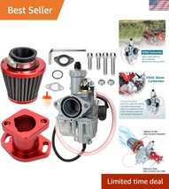 Complete 26mm Carburetor and Air Filter Stage 1 Kit for Go-Karts &amp; Mini ... - $728.59 MXN