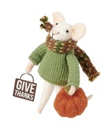 Primitives by Kathy Give Thanks Mouse Critter Figurine - $12.61