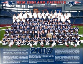 2007 NEW ENGLAND PATRIOTS 8X10 TEAM PHOTO FOOTBALL PICTURE NFL - £3.88 GBP