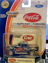Matchbox Coca-Cola 2001 &#39;01 Ford Explorer SUV Pickup Truck Black Diecast... - $7.80