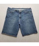 Wrangler Jeans Shorts Mens 42 Blue Denim Pockets Casual - $40.13 CAD