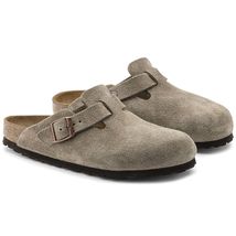 BirkenstockBoston Suede Leather Sandals 'Taupe' - US SIZES - $164.64