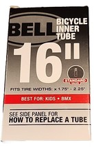 BELL Bicycle Inner Tube ~ 16" ~ 1.75" - 2.25" Widths ~ Standard Valve ~ Kids-BMX - $14.96