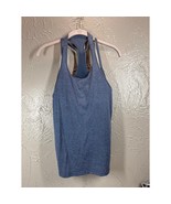 Patagonia Umbra Tank Top Women&#39;s Blue Built In Bra Racerback Run Yoga Small - $408.81 MXN
