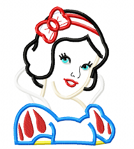 Snow White Torso Machine Embroidery Applique Designs - £3.19 GBP