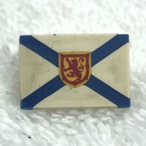 Nova Scotia Flag  Pin Vintage Canada Plastic - £6.91 GBP