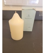 PartyLite Pillar Candles Vanilla  3 x 5 Bell Top  S3511  Ivory -Boxed - £6.20 GBP