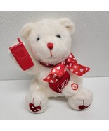 2007 Avon Sweetheart White Bear Plush With Cellphone Sings For Valentine... - $59.30
